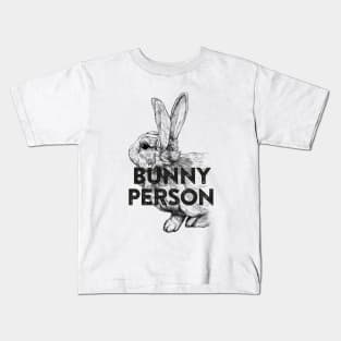 Bunny Person Kids T-Shirt